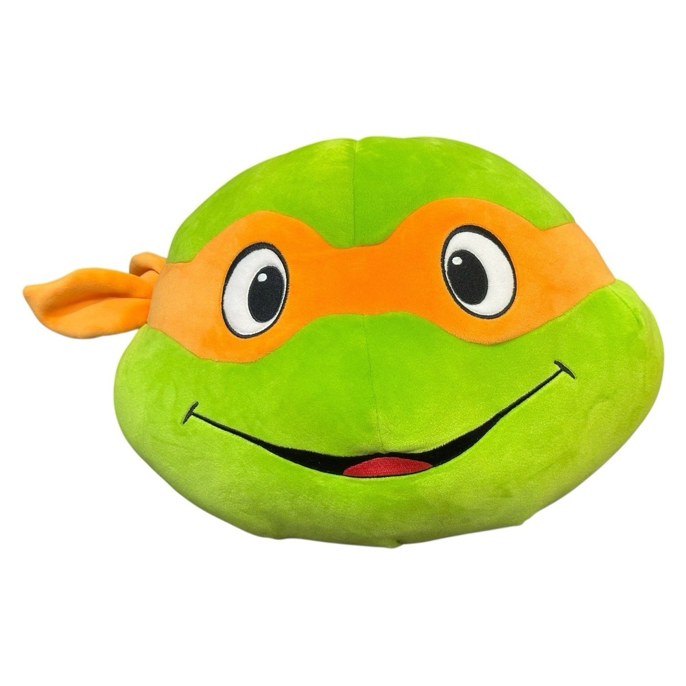 Club Mocchi Mocchi Teenage Mutant Ninja Turtles Michelangelo head‎ plush
